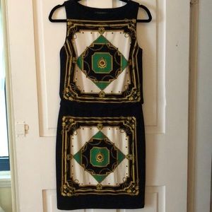 Ralph Lauren dress with Versace-like royal detail